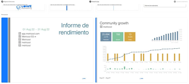 Informe personalizado