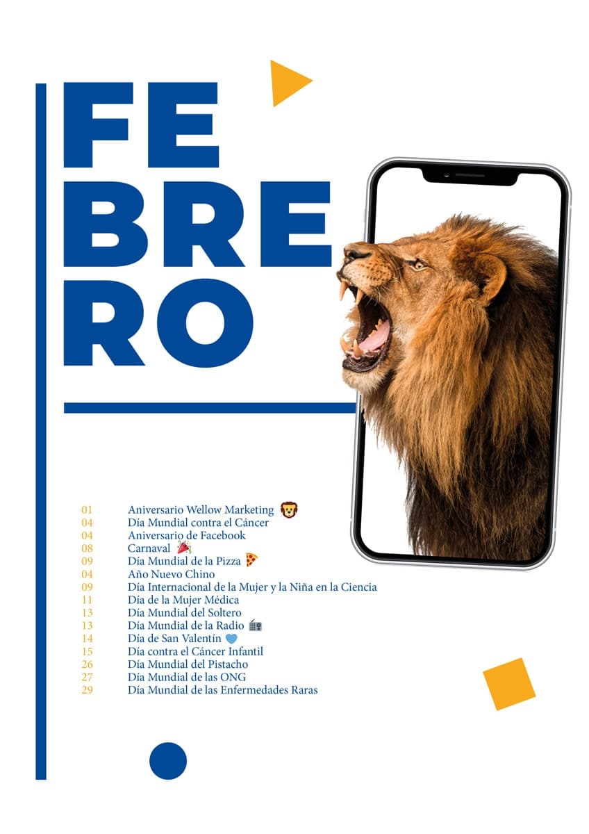 Calendario Community Manager Febrero 2024