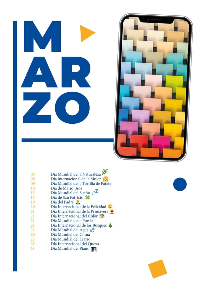 Calendario Community Manager Marzo 2024