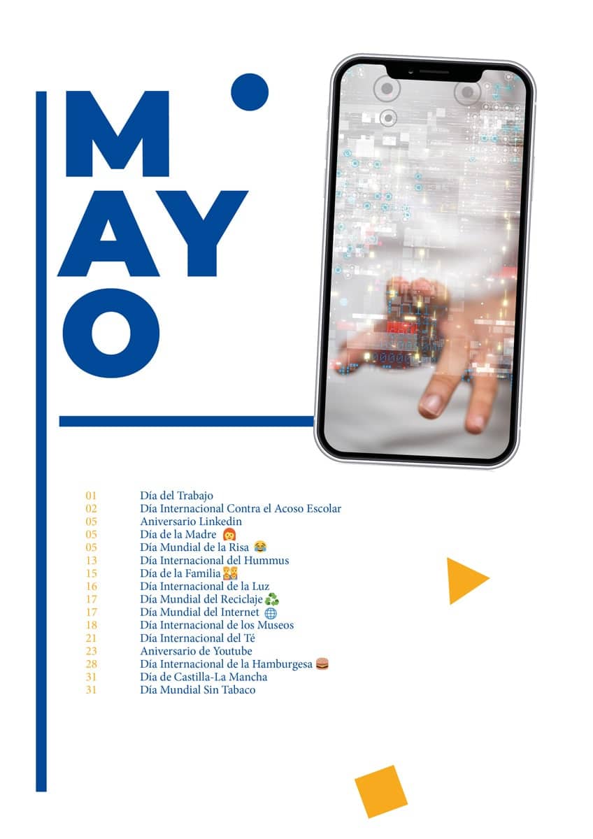 Calendario Community Manager Mayo 2024