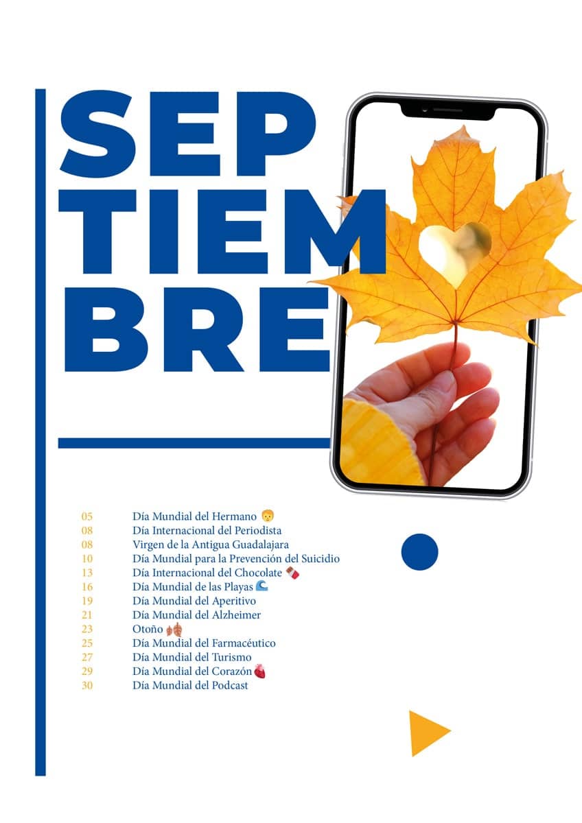 Calendario Community Manager Septiembre 2024