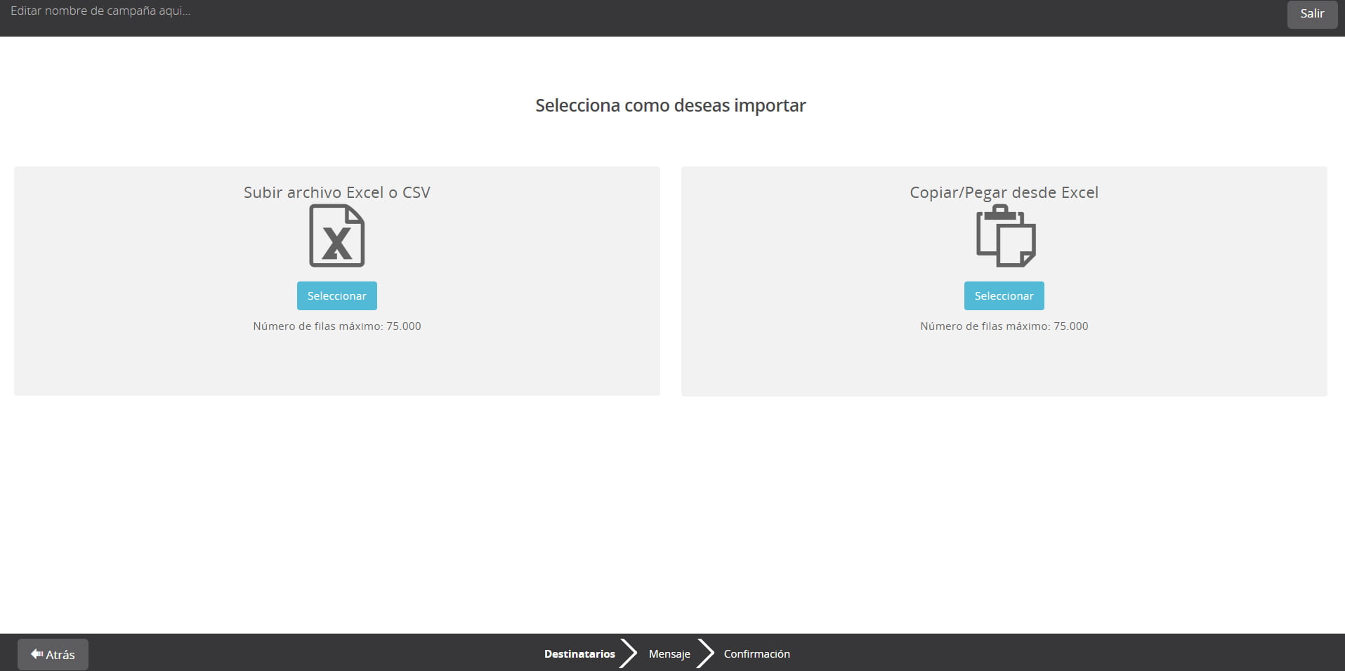 Crea una campaña de SMS marketing