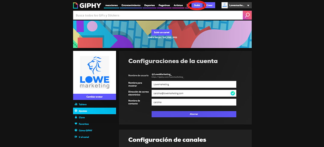 GIPHY Cómo tener tus propios gifs en Instagram y Tiktok