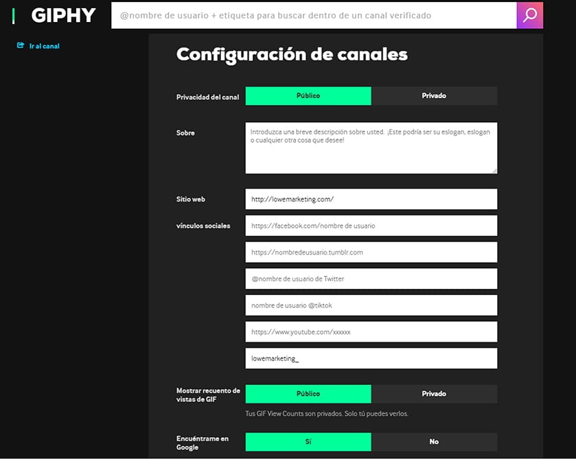 GIPHY Cómo tener tus propios gifs en Instagram y Tiktok